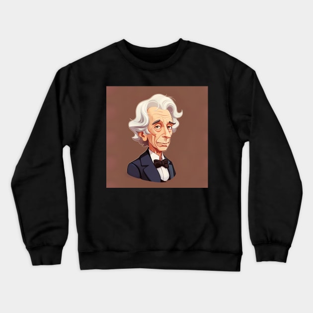 Bertrand Russell Crewneck Sweatshirt by ComicsFactory